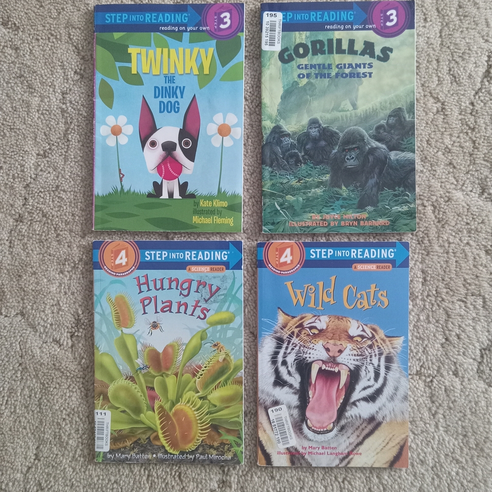 Step Into Reading Children's Book Set